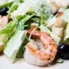Caesar Salad With Tiger Shrimps
